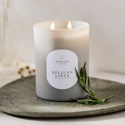 Fresh Linen Scented Soy Candles, Home Fragrance, Candles, Spring