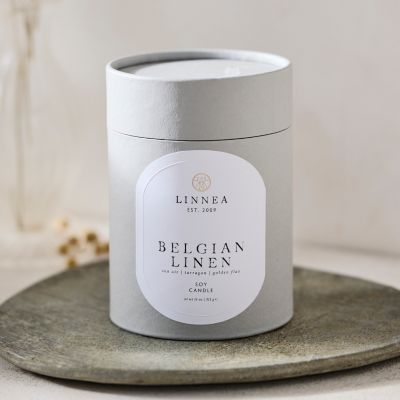 Belgian Linen - Fresh Linen Soy Candle