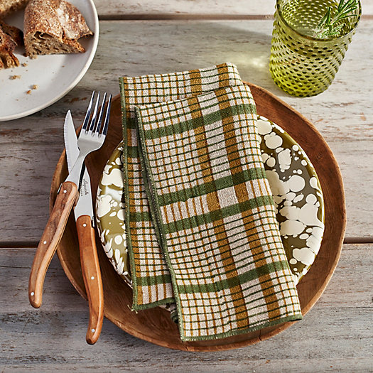 View larger image of Grid Linen Napkin