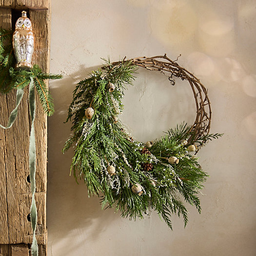 View larger image of Right Side Hand Evergreen Wreath