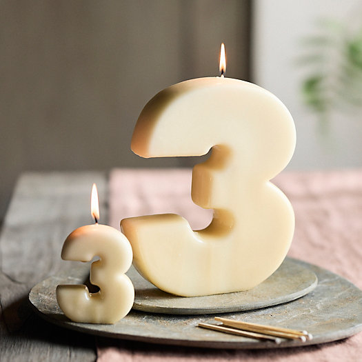 View larger image of Hand-Dipped Number Candle, 3