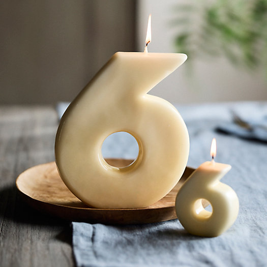View larger image of Hand-Dipped Number Candle, 6