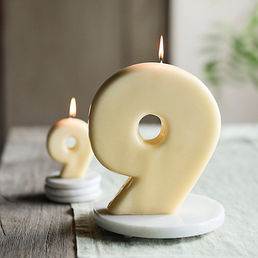 View larger image of Hand-Dipped Number Candle, 9