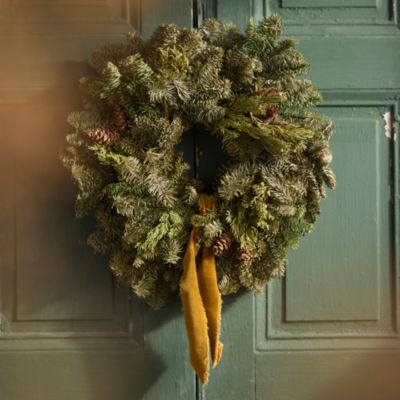 Fresh Noble Fir + Juniper Wreath