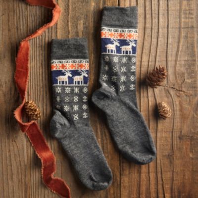 Nordic Reindeer Socks