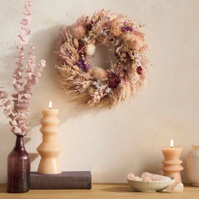 Love Garland Hoop Heart Shaped Wreath Frame Decorative Floral