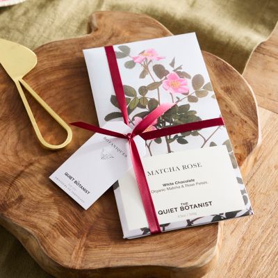 The Quiet Botanist Matcha Rose Chocolate Bar - Terrain