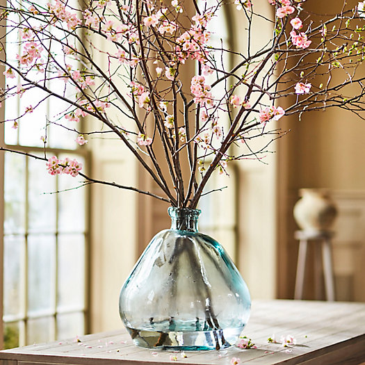 View larger image of Shop the Look: Quince Branches in Recycled Glass Vases 
