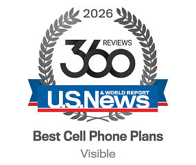 2026 U.S. News and World Report 360 Reviews Best Cell Phone Plans Award