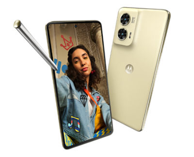 Moto G Pure - Front, side and back view