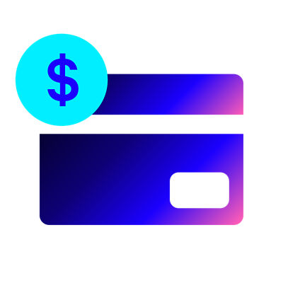 Blue credit card