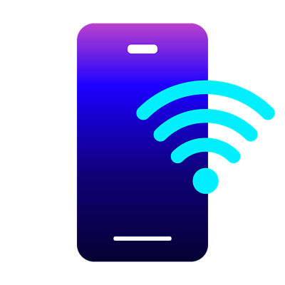 Phone with hotspot icon