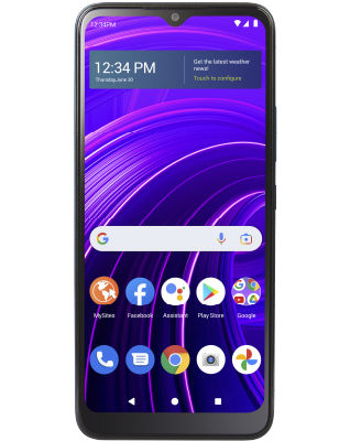 BLU View Speed 5G front and back view