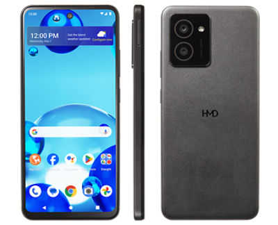 Moto G Pure - Front, side and back view