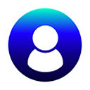 Blue silhouette