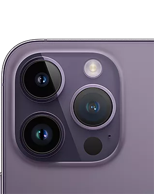 Straight Talk Apple iPhone 14 Pro, 128GB, Purple- Prepaid Smartphone  [Locked to Straight Talk] 