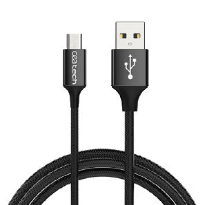 Portable Micro USB to USB cable Black