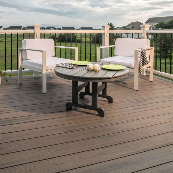 Shop Trex Enhance® Composite Decking in Rocky Harbor Trex