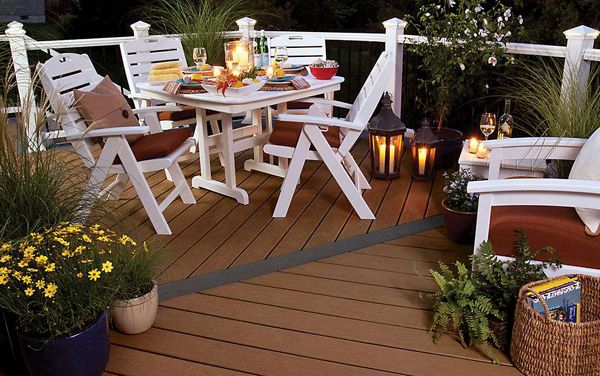 Dean Indoor/Outdoor Contour Beige Patio Deck Boat Entrance Area