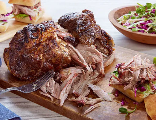 Applewood smoked pork shoulder