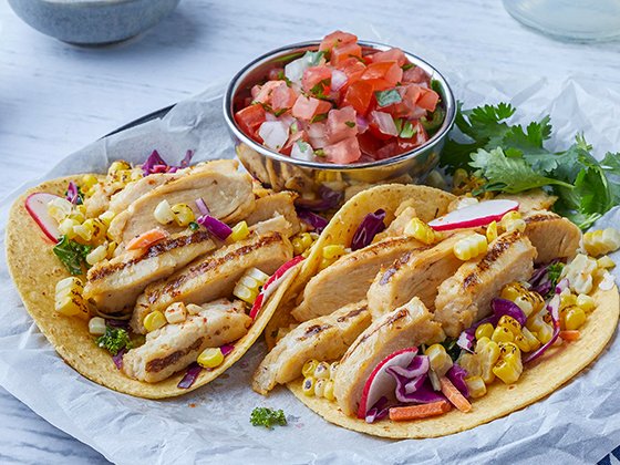 Grilled Chicken Street Tacos