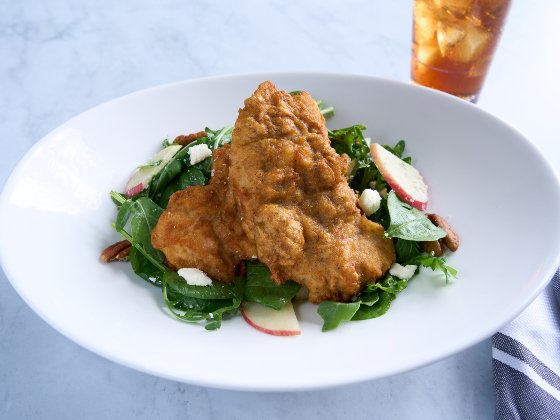 Honey Chicken and apple salad