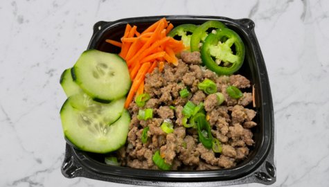 Image of K-12 Tikka Burger on a plate.
