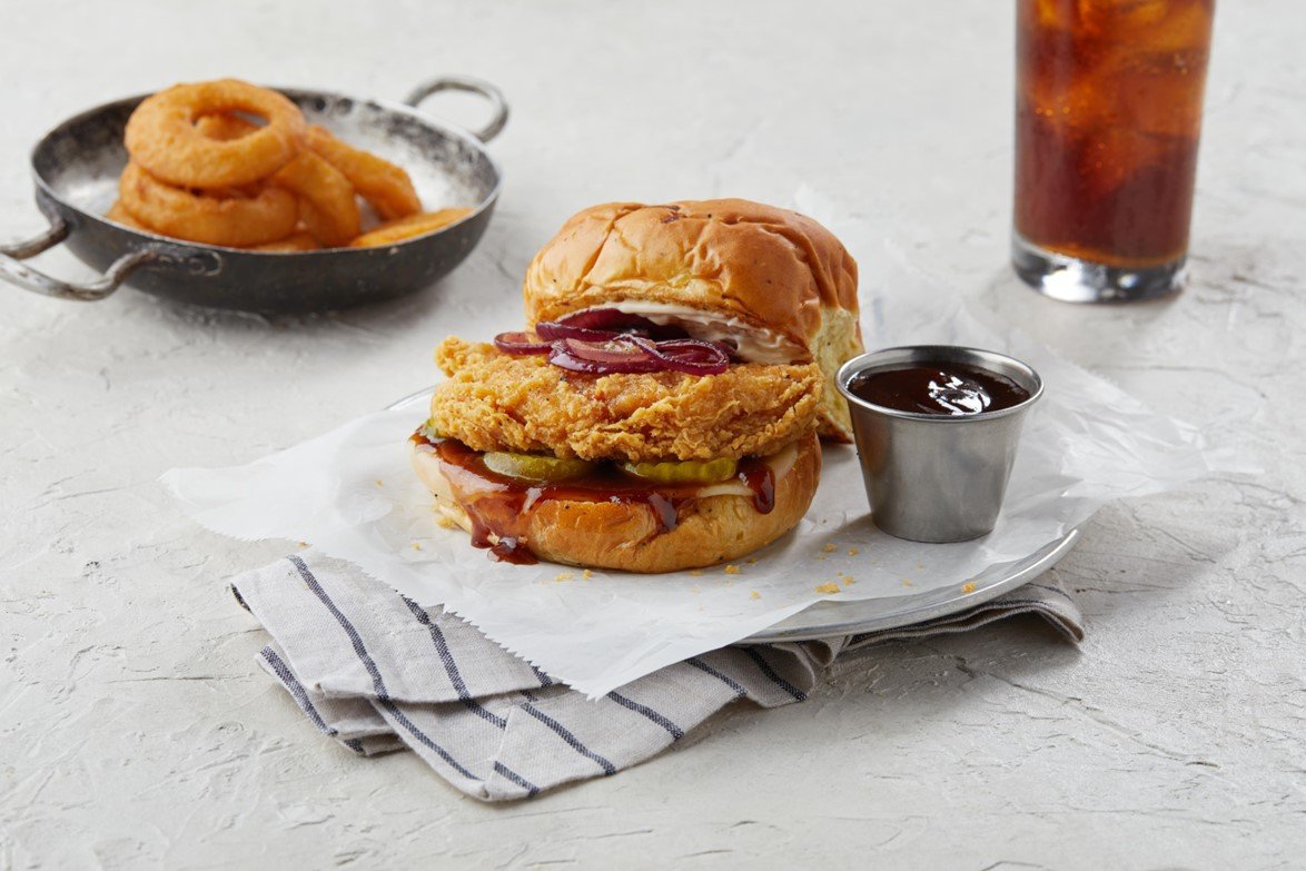 BBQ chicken sandwich