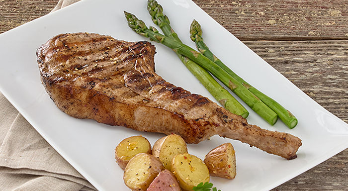 Tomahawk steaks dramatic cuts for impactful menus