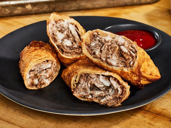 Cheesesteak Egg Rolls