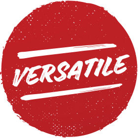 Image that says "versatile."