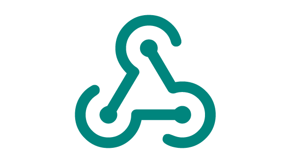 Three hooks forming a triangle 