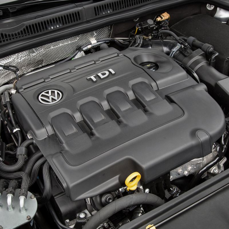 Under the hood of a VW TDI