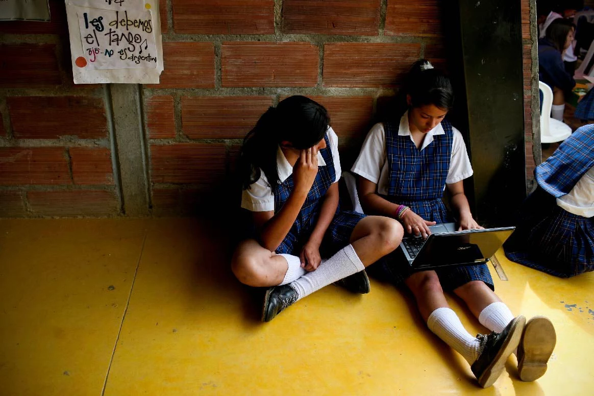 Students at San Jose Secondary School, a rural school in in La Ceja, Antioquía, Colombia. Photo: Charlotte Kesl / World Bank