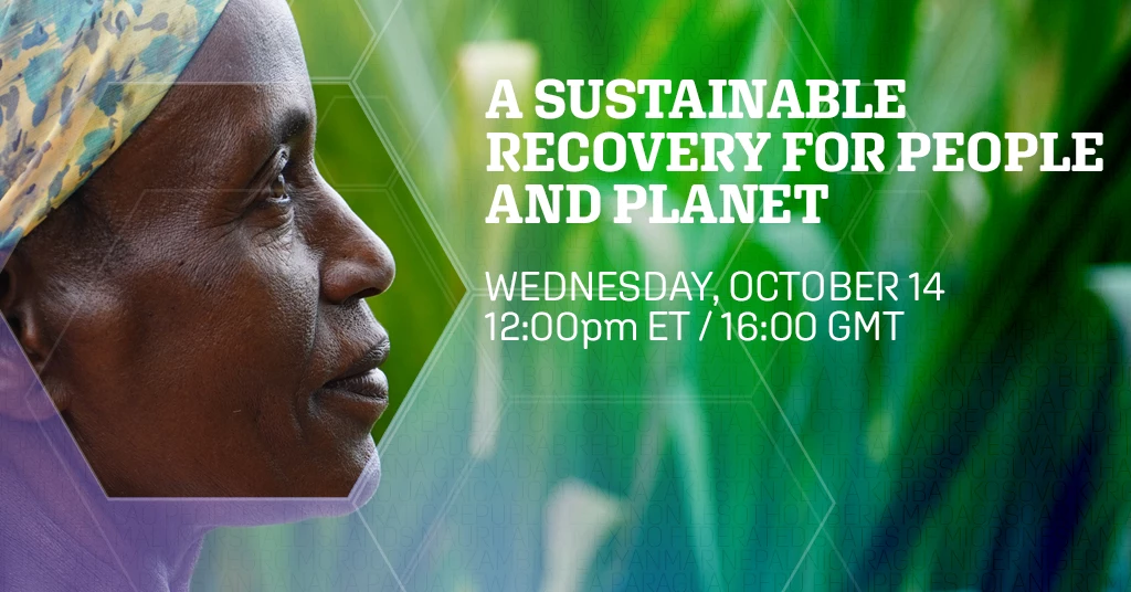 A Sustainable Recovery for People and Planet