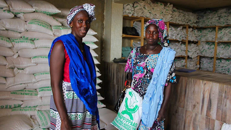 Deux petites exploitantes à Kaolack, au Sénégal. Photo: Daniella Van Leggelo-Padilla / Banque mondiale