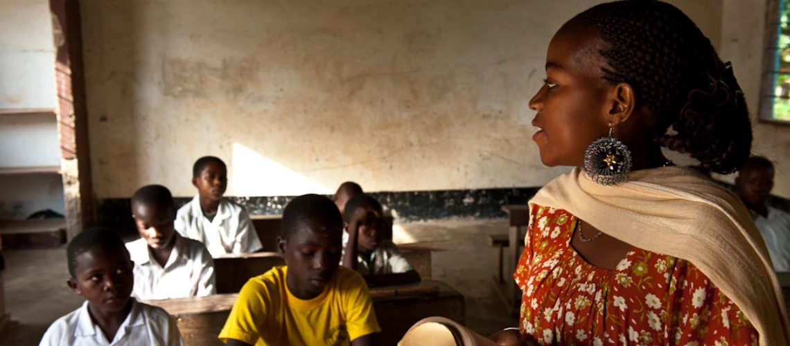 Classroom in Tanzania