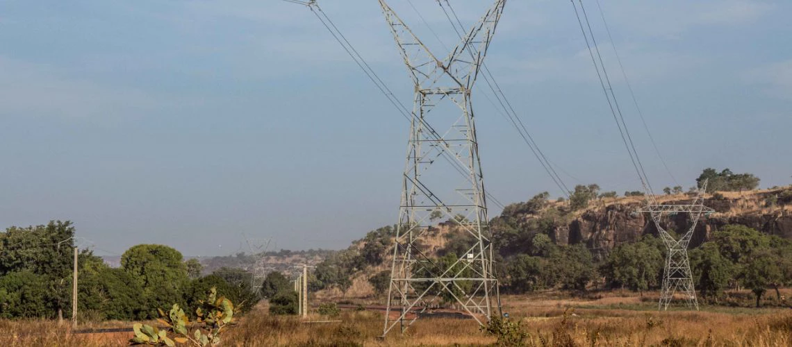 Electric lines in Mali