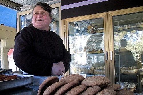 A baker in her Albanian shop. Photo: ©World Bank 