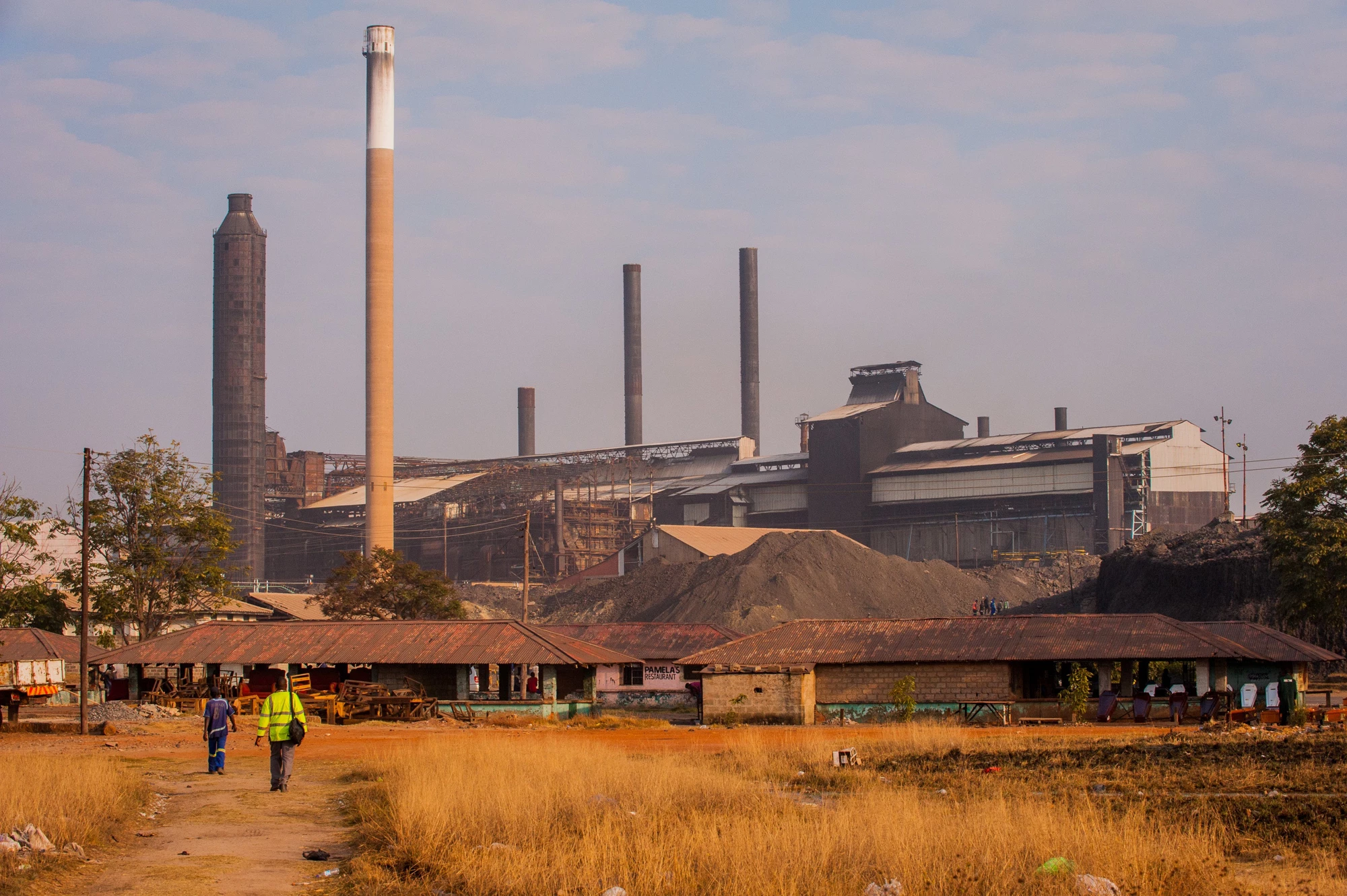 Industrial area in Kitwe, Zambia / Photo: Arne Hoel