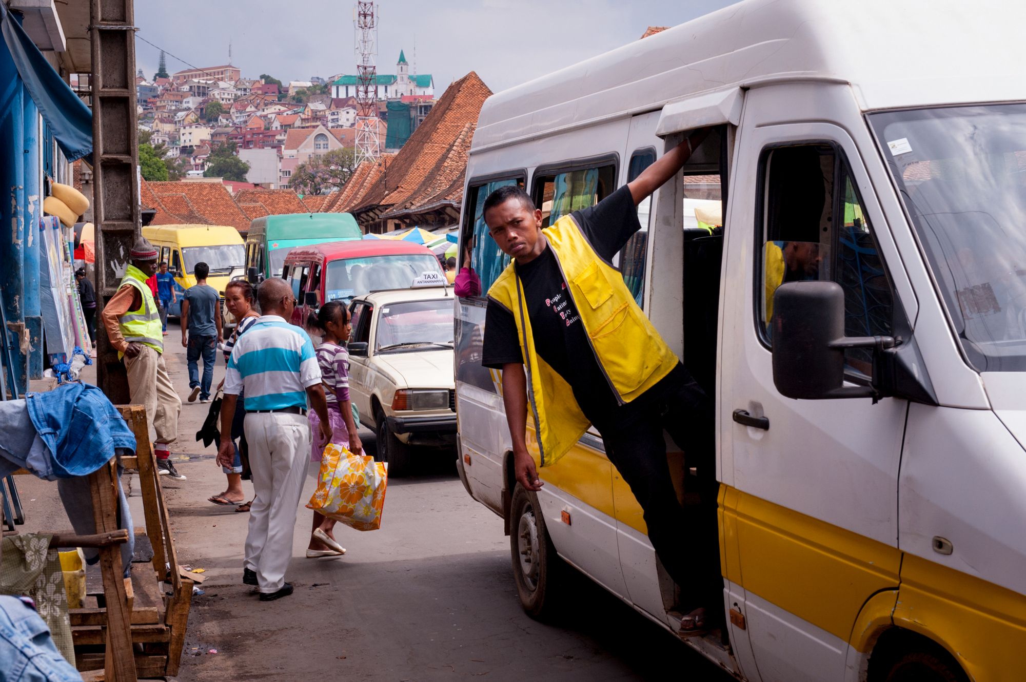Analakely — Antananarivo's main market — is a packed, teeming place, selling clothes, household items, pirated DVDs and every food one can imagine. (Photo: Arne Hoel)