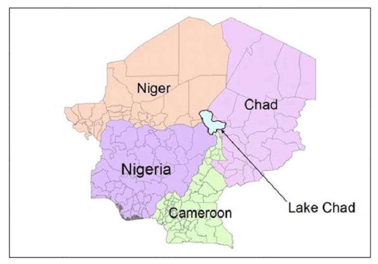 Map of the Lake Chad Region.