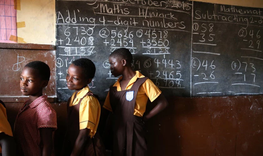 Young girls in a classroom in Ghana. Credit: Flickr/World Bank photo collection