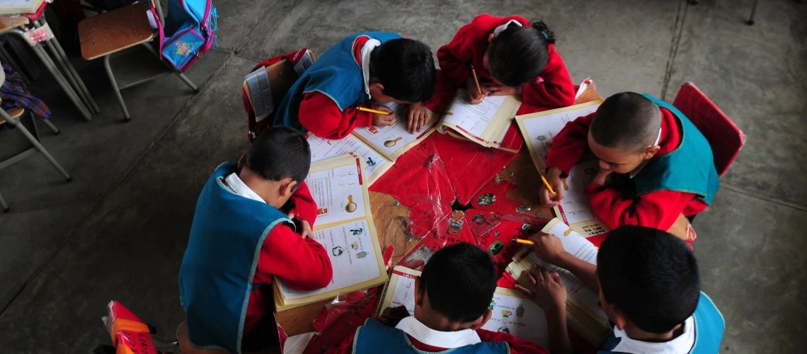 School class in Guatemala