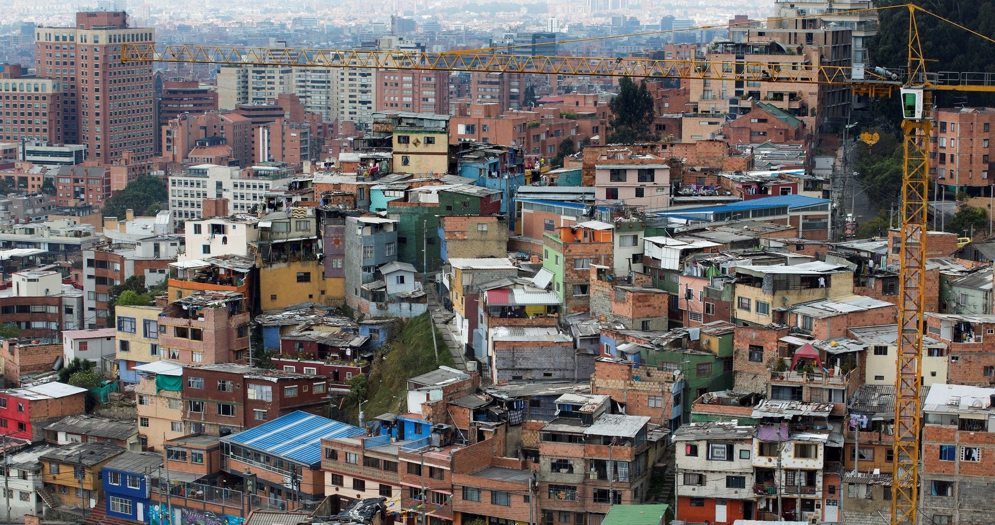 City view of Bogotá