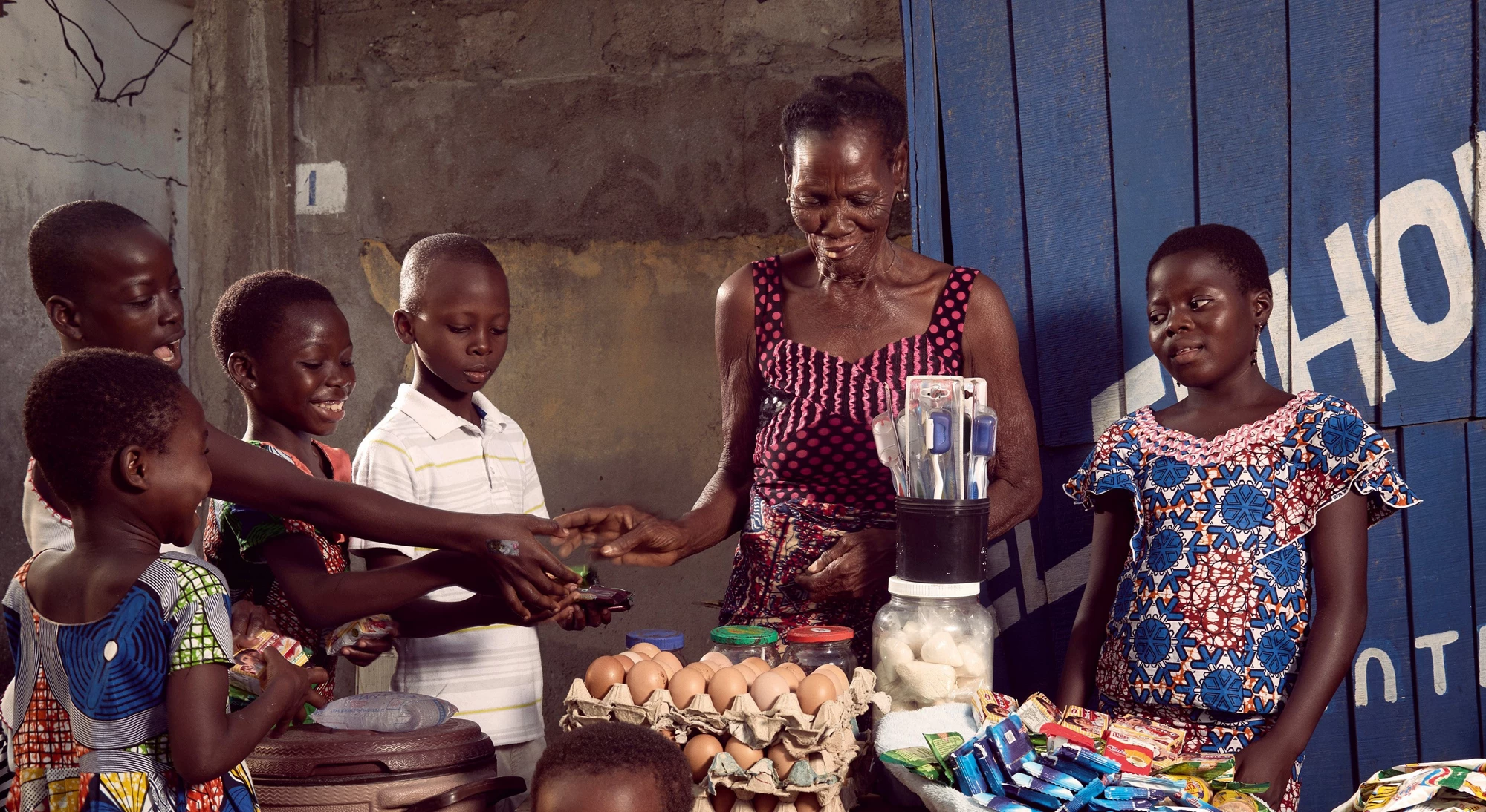 Une épicerie au Togo. Photo : © Stephan Gladieu/Banque mondiale