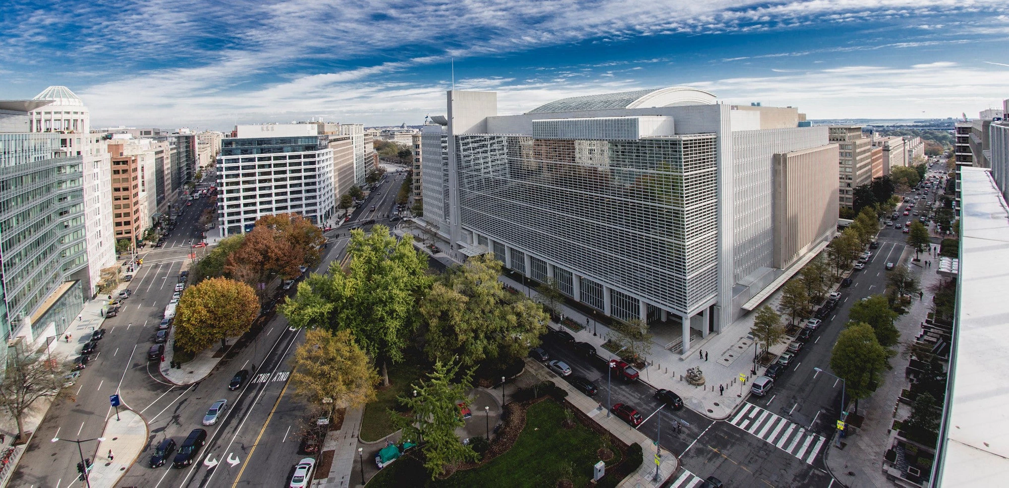 Sede central del Grupo Banco Mundial en la ciudad de Washington. Fotografía: © Banco Mundial.
