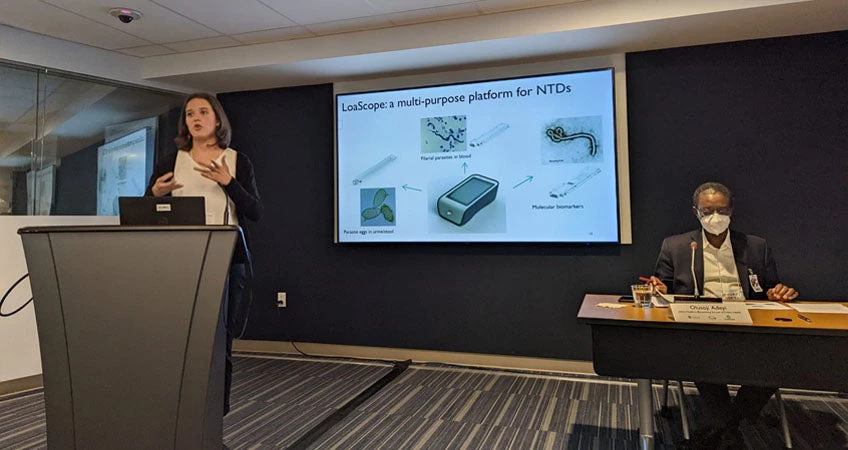 María Díaz de León Derby describes a mobile device to diagnose neglected tropical diseases