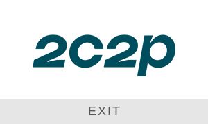 Logo of 2c2p company. Link to the 2c2p website.