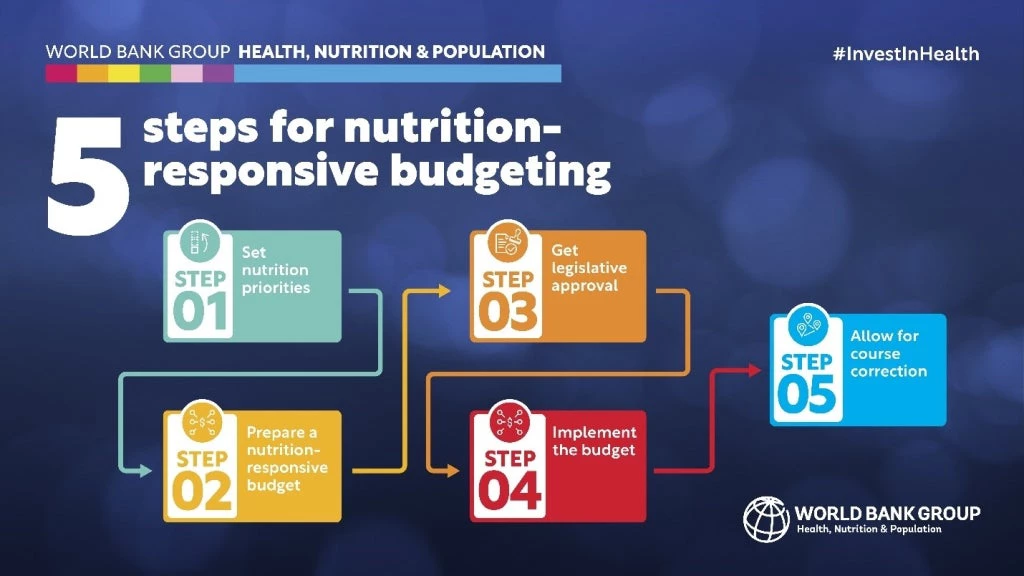 5 steps for Nutrition responsive budgeting